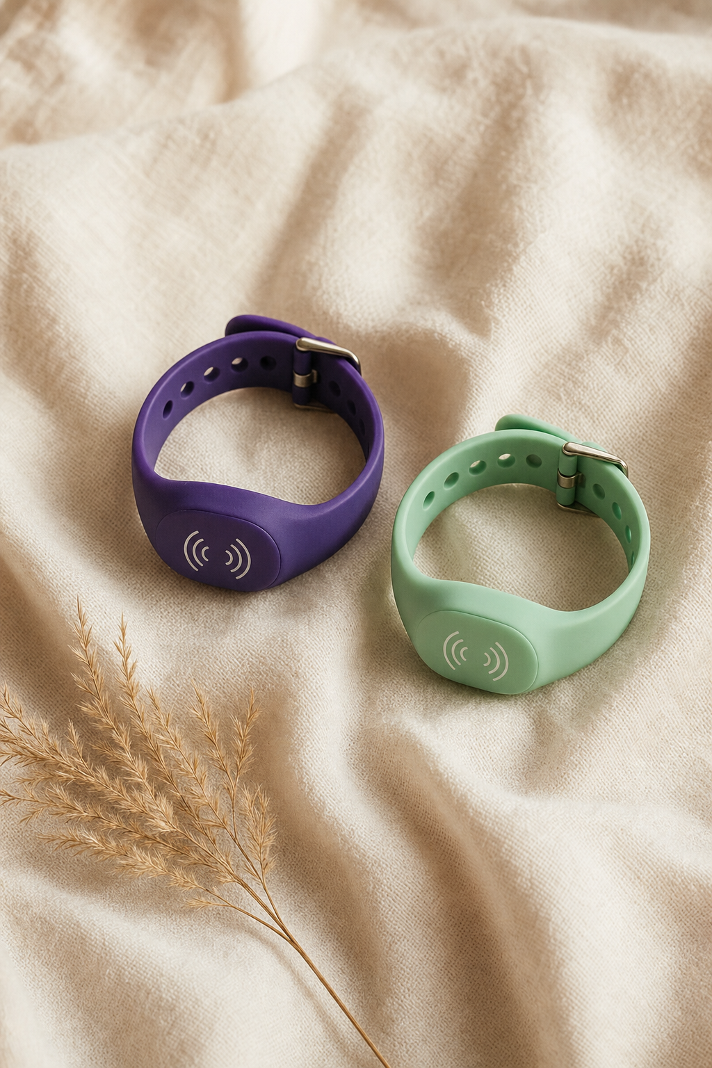 Bracelets Sentinel en silicone avec puce NFC sécurisée